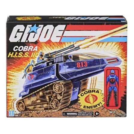Vehículo y figura Retro Hiss Cobra  Gi Joe 