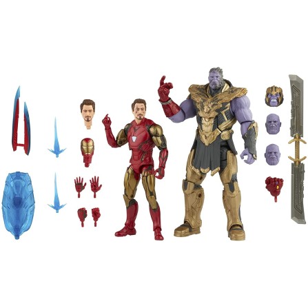 Thanos vs Iron Man  Infinity saga Endgame    figura Marvel Legends