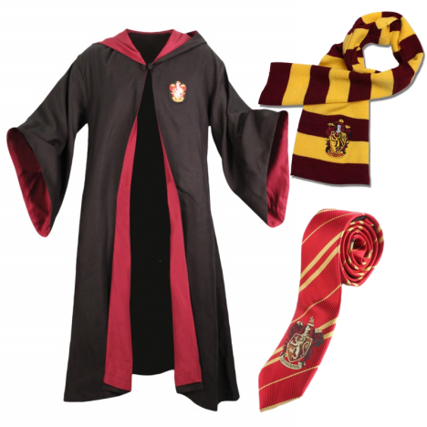 Túnica Harry Potter Gryffindor Capa Robe 