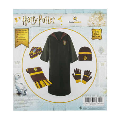 PAck  Túnica, corbata, falda y bufanda  Harry Potter Gryffindor Talla S Hermione Capa Robe 