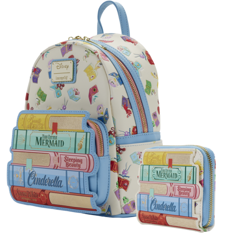 Mochila Libros Princesas clássicos Princess Classics Loungefly backpack