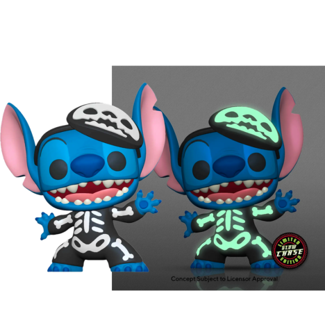 Reserva Pack 2 Stitch skeleton exc y chase esqueleto Exclusivo Halloween Disney Funko Pop