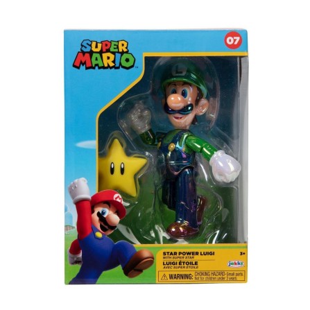 Figura Mario Bros Power Gold Collection  bross Nintendo