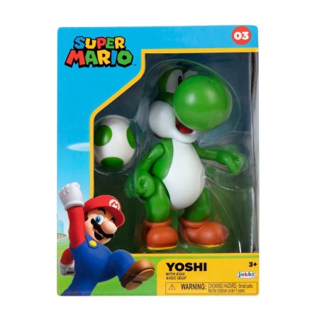 Figura Yoshi and green egg huevo verde  Mario Bros Power   bross Nintendo