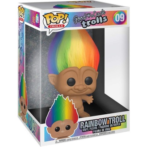 Troll Funko Pop arco iris Wonder con good luck trolls