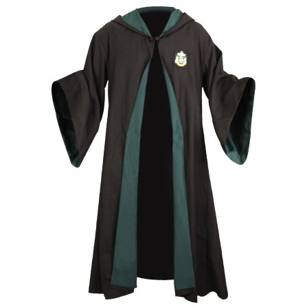 Túnica Harry Potter Slytherin Capa Robe 