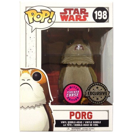 Figura Porg Flocked exclusivo  LAst Jedi Funko Pop Star Wars
