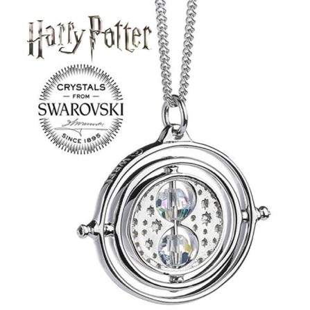 Colgante en plata y cristales Swarovski Snitch dorada Harry Potter