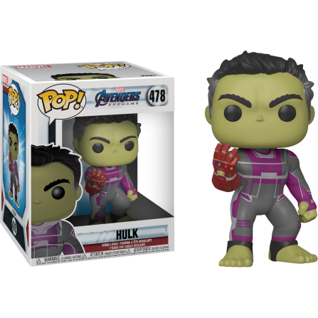 Hulk con nano guantelete 6" Endgame Funko Pop  Vengadores Avengers