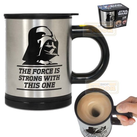 TAZA auto removible Star Wars Darth Vader  auto stirring mug