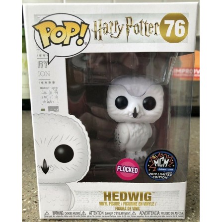 Flocked  Hedwig lechuza Funko Pop Harry Potter