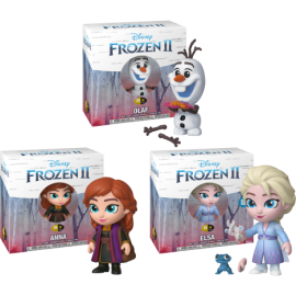Pack 3 figuras 5 Star Elsa Ana Olaf Frozen 2