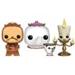 pack 3 Figuras Ding Dong Lumiere  Potts y Chip   Bella  Bestia Funko