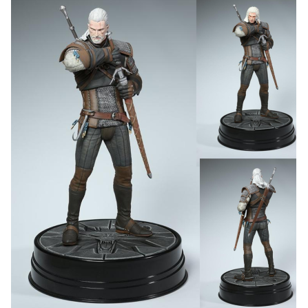 Figura Geralt Rivia   DArk  HOrse Witcher 18cm
