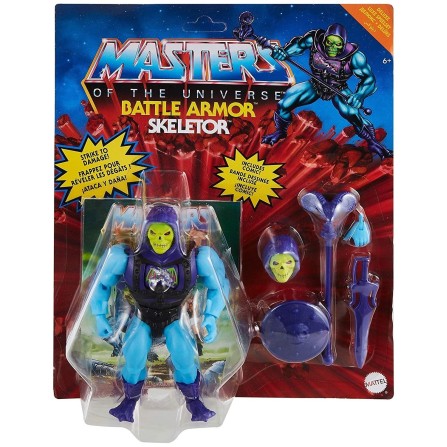 Figura He-Man Battle Armor Masters Universo  Origins 14cm